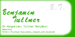 benjamin tullner business card