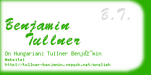 benjamin tullner business card